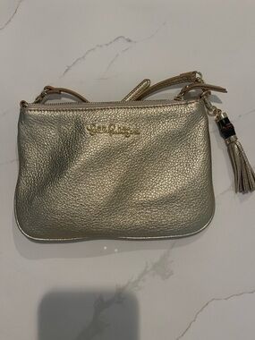 Lilly Pulitzer Gold Crossbody Bag